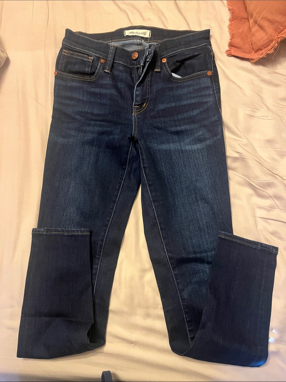 Madewell Dark Blue Skinny Jeans